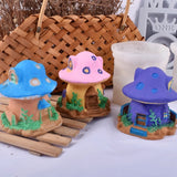 Silicone Mushroom Molds, Candle Making Mold for Gypsum Aromatherapy Candle