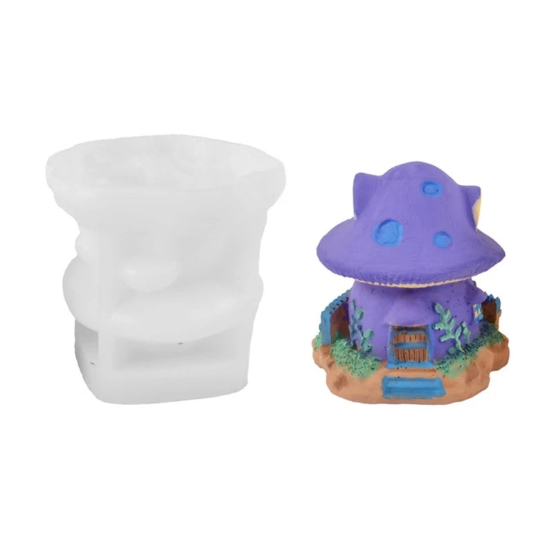 Silicone Mushroom Molds for Candle Making and Resin Crafts