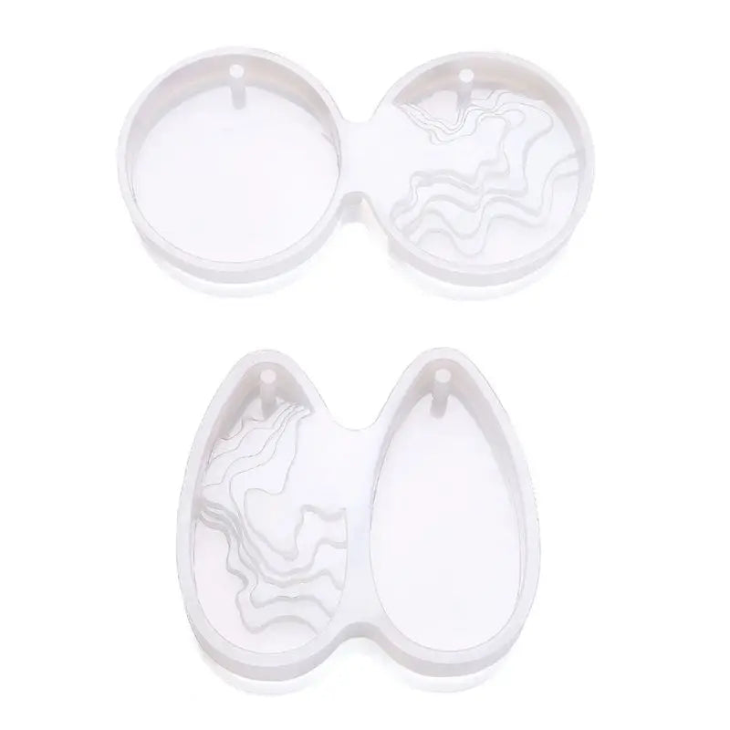 Silicone Pendant Mould DIY Crystal Island Mountain Epoxy Resin Mold