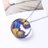 Silicone Pendant Mould DIY Crystal Island Mountain Epoxy Resin Mold
