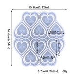 Heart Shape Silicone Pendant Mould for Resin and Clay Jewelry Making