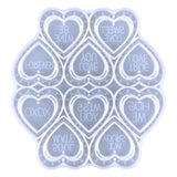 Heart Shape Silicone Pendant Mould for Resin and Clay Jewelry Making