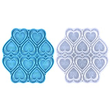 Heart Shape Silicone Pendant Mould for Resin and Clay Jewelry Making