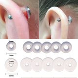 Silicone Piercing Healing Discs Flexible Anti Hyperplasia