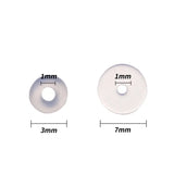 Silicone Piercing Healing Discs Flexible Anti Hyperplasia