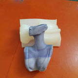 Silicone Bust Body Shape Flower Pot Vase Mold
