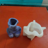 Silicone Bust Body Shape Flower Pot Vase Mold