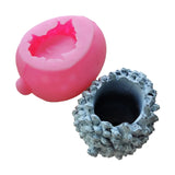 Silicone Pine Flower Pot Mold for DIY Crafts
