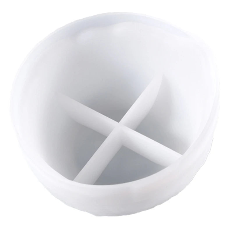 Silicone Resin Cake Holder Tray Mold Fruit Bowl Mold Food Station Serving Mold