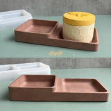 Silicone Resin Cake Holder Tray Mold Fruit Cup Mat Mold Flower Pot Base Mold
