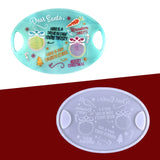 Silicone Resin Cake Holder Tray Mold