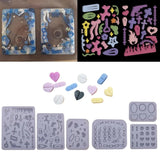 Silicone Resin Casting Mould Epoxy Resin Molds Quicksand Moulds Keychain Mold