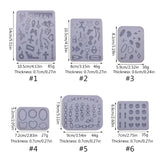 Silicone Resin Casting Mould Epoxy Resin Molds Quicksand Moulds Keychain Mold