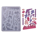 Silicone Resin Casting Mould Epoxy Resin Molds Quicksand Moulds Keychain Mold