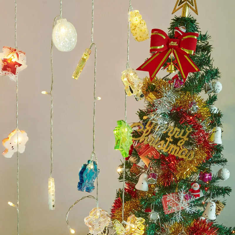 Silicone Resin Christmas Tree Ornaments Pendant Casting Hanging Lamp Decoration