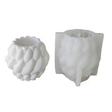 Silicone Resin Flower Pot Mold for Succulent Vase Casting