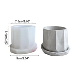 DIY Hexagon Silicone Resin Flower Pot Mold