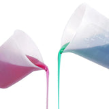 Silicone Resin Measuring Cups Tool Kit - 600Ml 250Ml 100Ml 30Ml Measure Cups