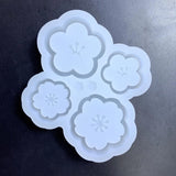 Silicone Resin Mold Flower Epoxy Casting Mold for DIY Pendant