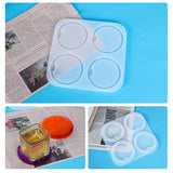 Silicone Resin Mold Keychain Pendant Coaster Crafts Clay Mold Jewelry Tools