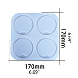 Silicone Resin Mold Keychain Pendant Coaster Crafts Clay Mold Jewelry Tools