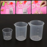 Silicone Resin Molding Cup Measuring Cup DIY Jewelry Making Tool 100ml