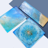 Silicone Resin Tray Mold for DIY Vanity Tray Jewelry Tray Serving Board