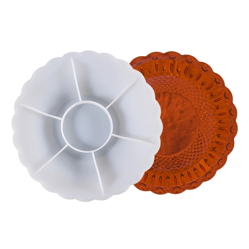 Silicone Resin Tray Mold for Fruit Storage, Epoxy Resin Casting Molds