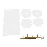 Silicone Resin Tray Molds with Coaster Molds for Resin Casting
