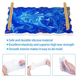 Silicone Resin Tray and Coaster Molds with Handles