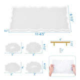 Silicone Resin Tray Molds Coaster Handles