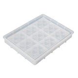 Silicone Resin Tray Molds Diamond Bottom Epoxy Mold DIY Ashtray Decor
