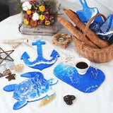 Handcrafted Silicone Round Tray Mold Crystal Decoration Silicone Mold