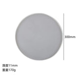 Handcrafted Silicone Round Tray Mold Crystal Decoration Silicone Mold