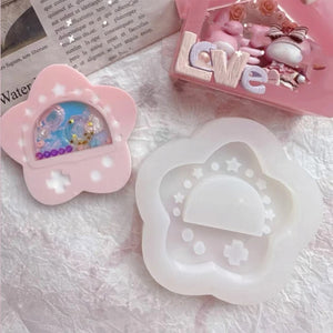 Silicone Shaker Mold DIY Epoxy Resin Casting Pendant Making Mould