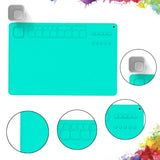 Silicone Sheet for Crafts, Resin Jewelry Molds Mat, Epoxy Placemat