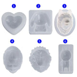 Silicone Mold Animal Bear Lion Rabbit Baby Molds DIY Jewelry Cake Fondant