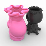 Silicone Skull Flower Pot Mold for DIY Succulent Planter