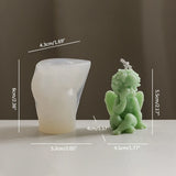 Small Angel Silicone Mold for Soap Candle Making