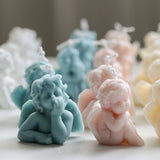 Small Angel Silicone Mold for Soap Candle Making