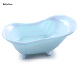 Silicone Soap Dish Mold Bathtub Shape Resin Soap Tray Mold