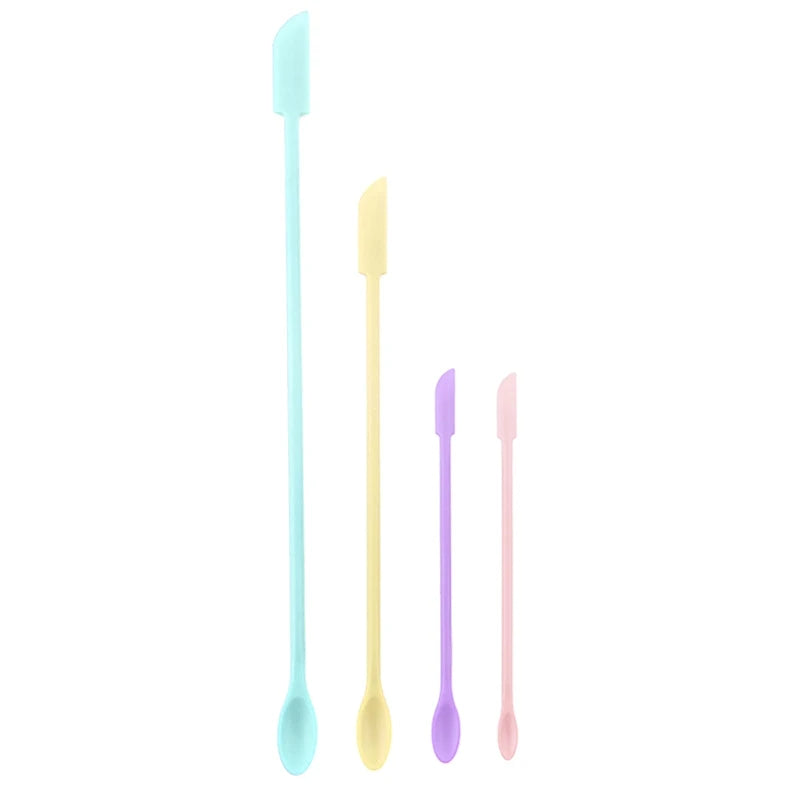 Silicone Spatula Set Jar Scraper Makeup Spatula Mini Spatula Lotion Stirrer
