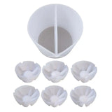 Silicone Split Cup 2-5 Chambers Reusable Pouring Divided Cups