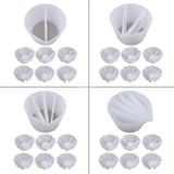 Silicone Split Cup 2-5 Chambers Reusable Pouring Divided Cups