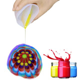 Silicone Split Cup 2/3/4/5 Chambers Reusable Pouring Divided Cups