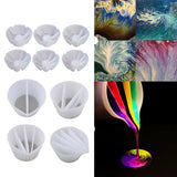 Silicone Split Cup 2/3/4/5 Chambers Reusable Pouring Divided Cups