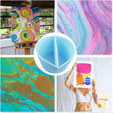 5-Channels Silicone Pour Cup for Paints & Resin Crafts