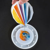 5-Channel Silicone Split Cup for Acrylic Paint Pouring