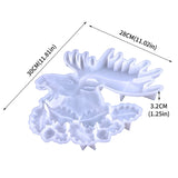 Silicone Stereo Elk Mold Christmas Deer DIY Ornaments Pendant