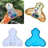 Silicone Storage Box Mold Fruit Resin Tray Halloween Woman Epoxy Mold